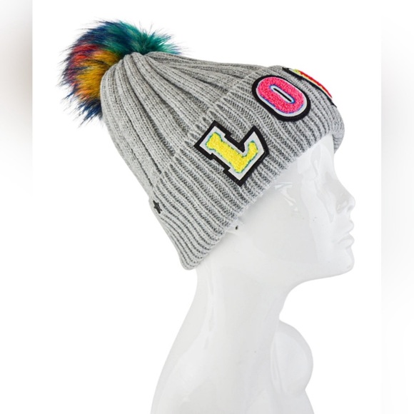 NWT Jocelyn Love beanie in grey - Picture 4 of 4